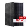 پنل خورشیدی 700 وات مونو کریستال بایفشیال (دو طرفه) برند AE SOLAR سری METEOR