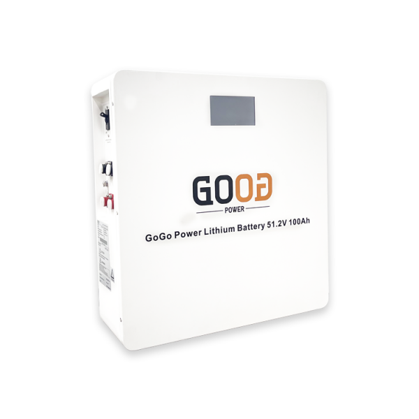 باتری لیتیومی 5 کیلووات ساعت 100 آمپر 51.2 ولت مدل GP-5121000-LWR برند GOGO POWER