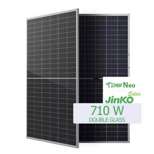 پنل خورشیدی 710 وات مونو کریستال بایفشیال برند JINKO SOLAR با تکنولوژی N-TYPE